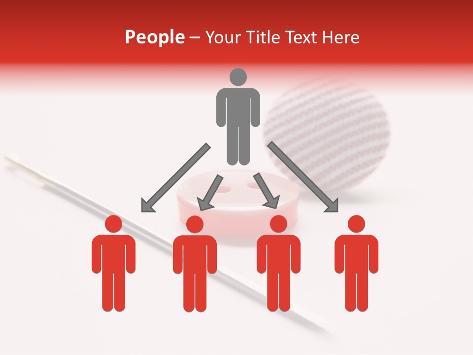 Object Sew Pink PowerPoint Template