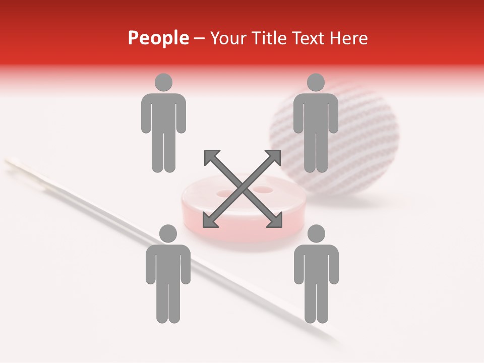 Object Sew Pink PowerPoint Template