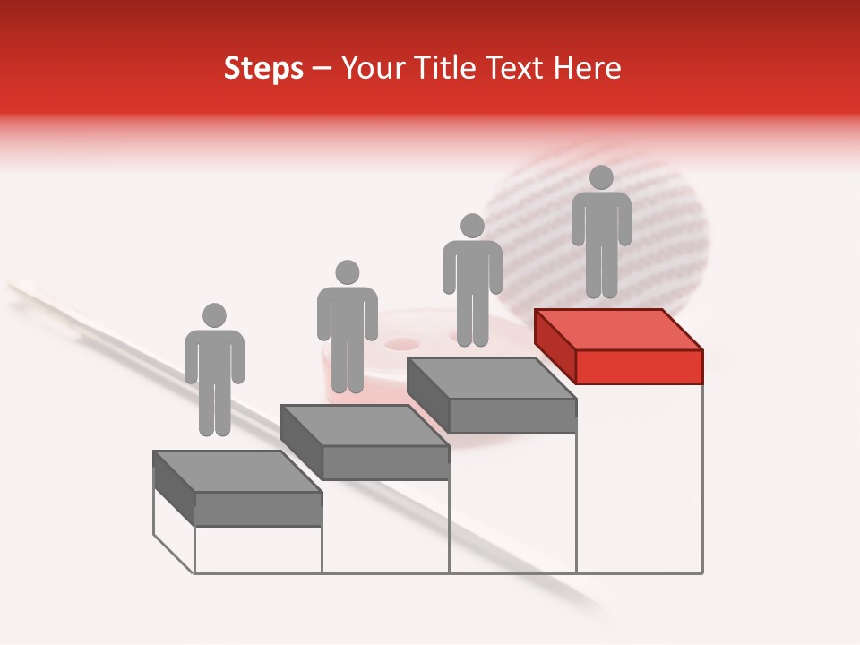 Object Sew Pink PowerPoint Template