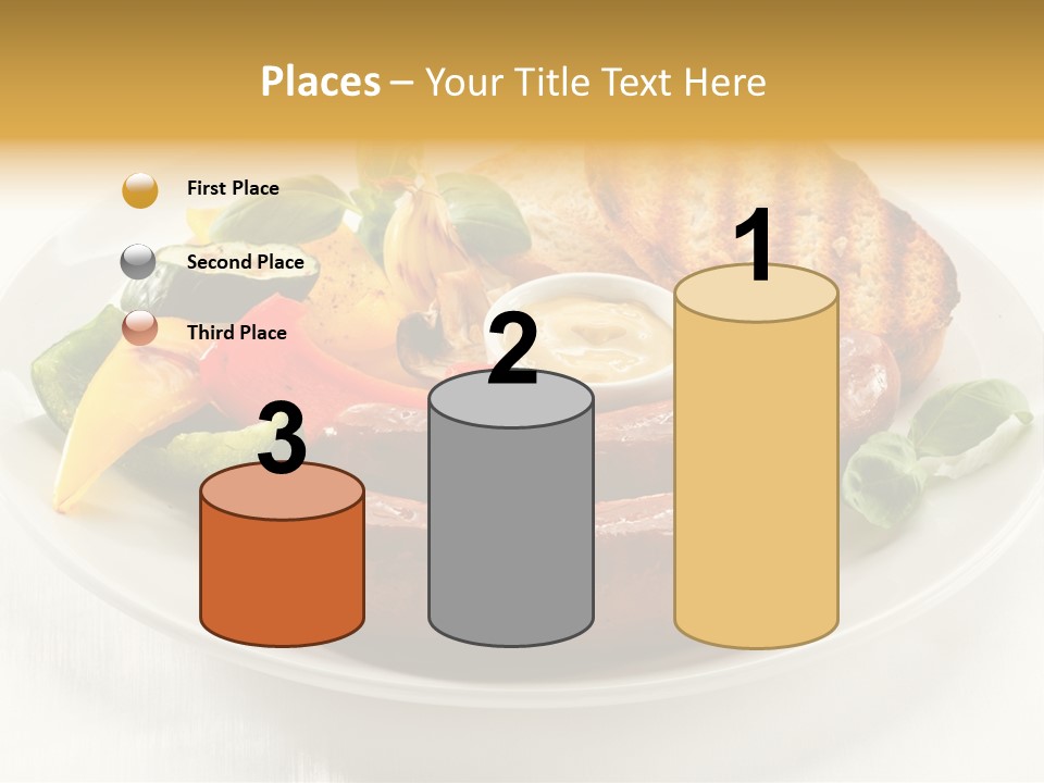 Grilled Meal Nutrition PowerPoint Template