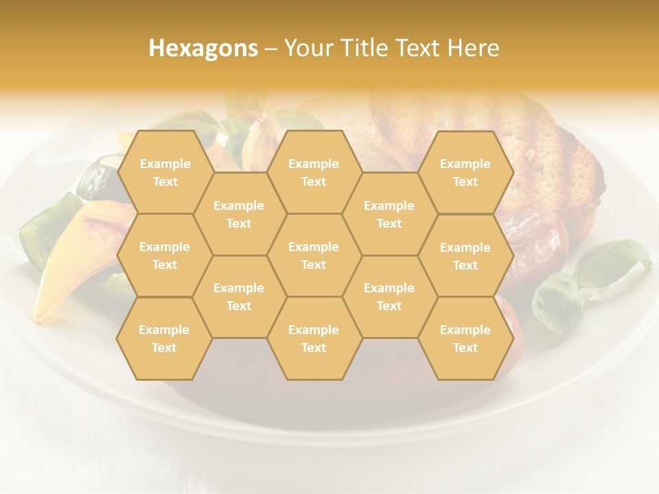Grilled Meal Nutrition PowerPoint Template