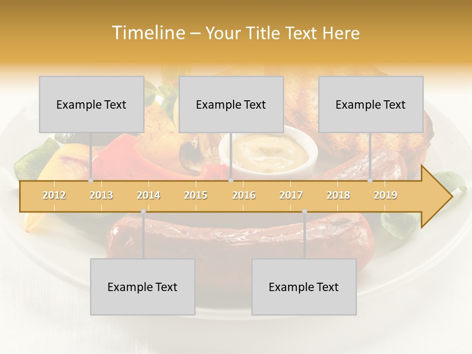 Grilled Meal Nutrition PowerPoint Template