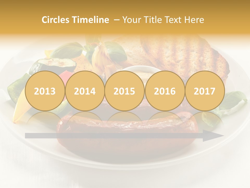 Grilled Meal Nutrition PowerPoint Template