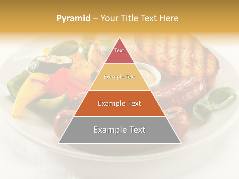 Grilled Meal Nutrition PowerPoint Template