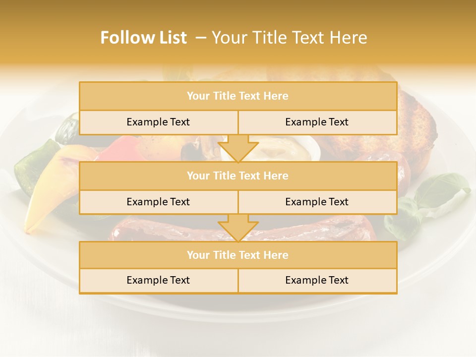 Grilled Meal Nutrition PowerPoint Template