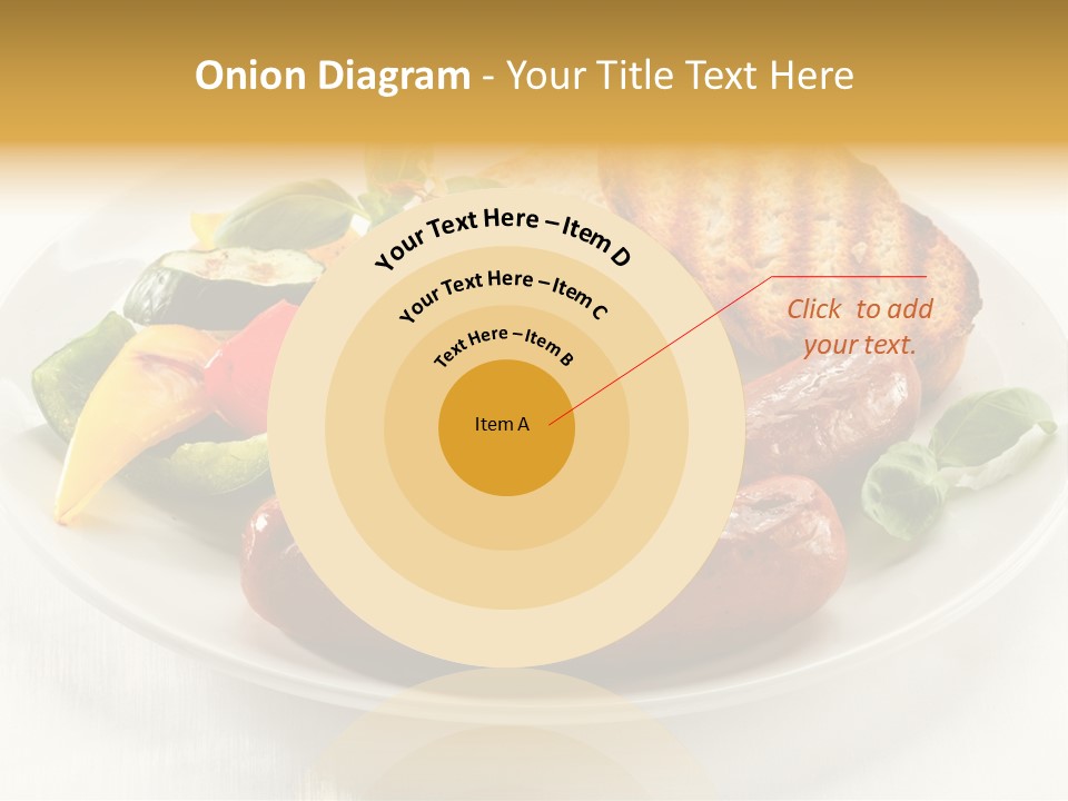 Grilled Meal Nutrition PowerPoint Template