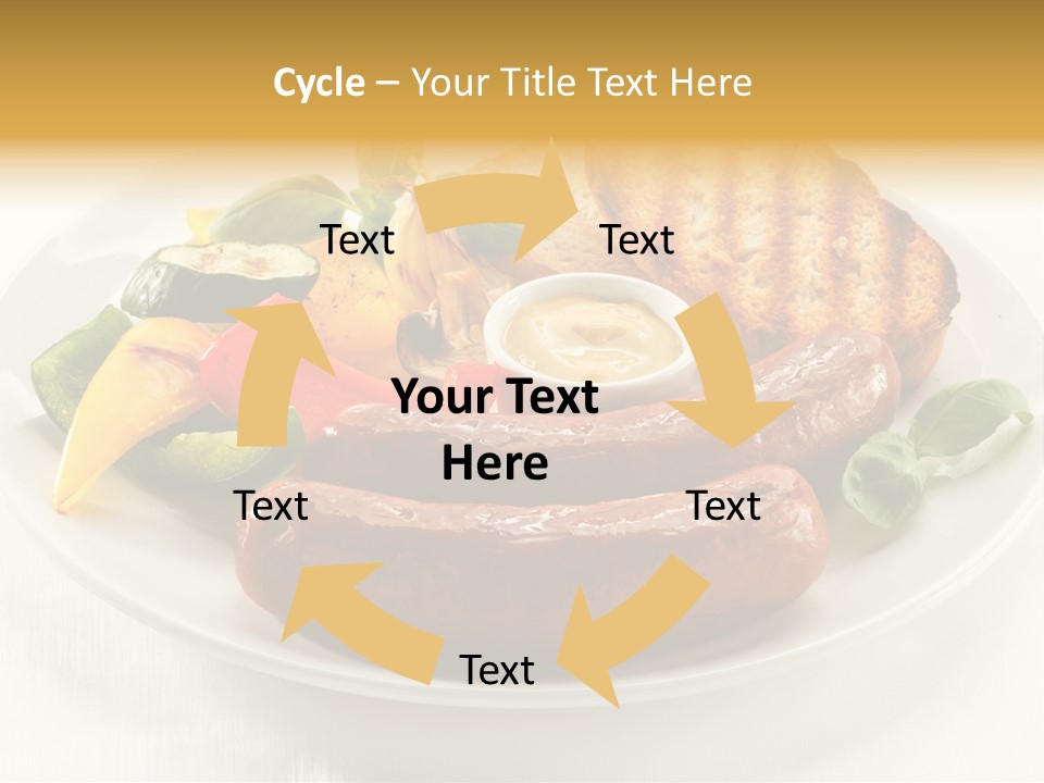 Grilled Meal Nutrition PowerPoint Template