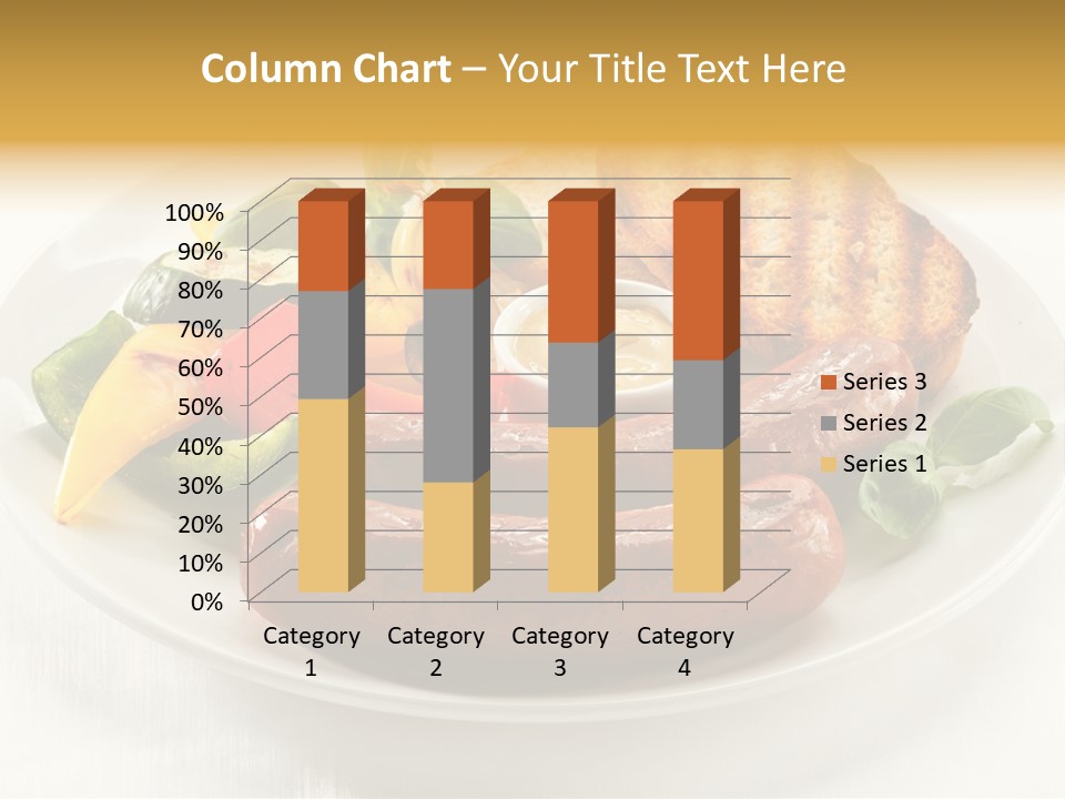Grilled Meal Nutrition PowerPoint Template