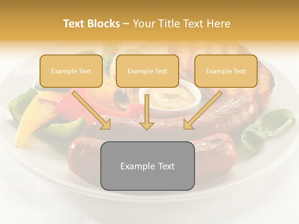 Grilled Meal Nutrition PowerPoint Template