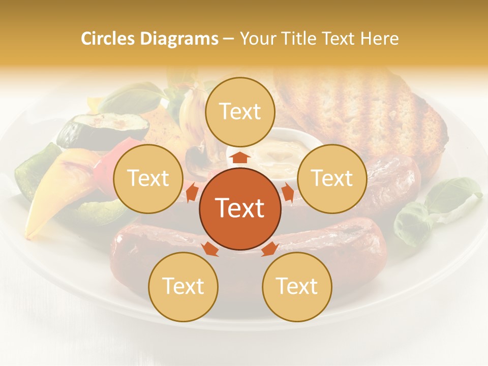 Grilled Meal Nutrition PowerPoint Template