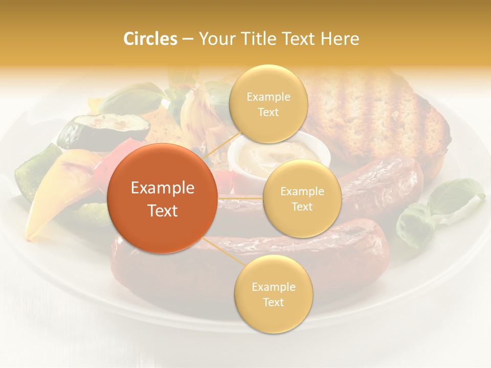 Grilled Meal Nutrition PowerPoint Template