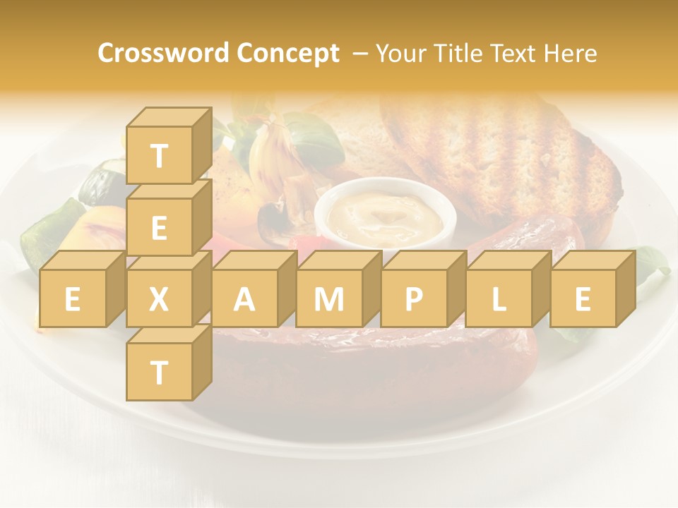 Grilled Meal Nutrition PowerPoint Template