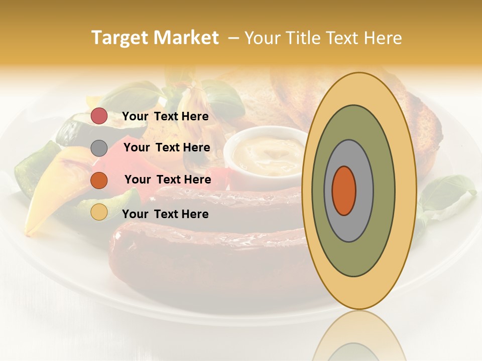 Grilled Meal Nutrition PowerPoint Template