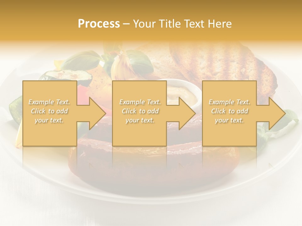 Grilled Meal Nutrition PowerPoint Template