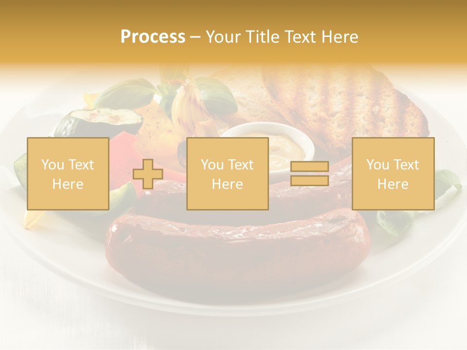 Grilled Meal Nutrition PowerPoint Template