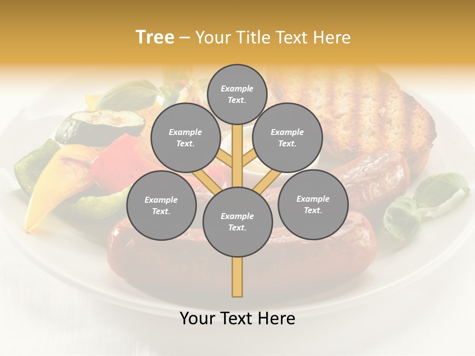 Grilled Meal Nutrition PowerPoint Template