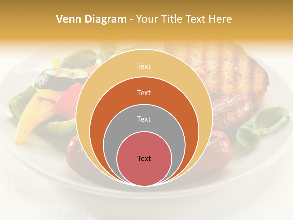 Grilled Meal Nutrition PowerPoint Template
