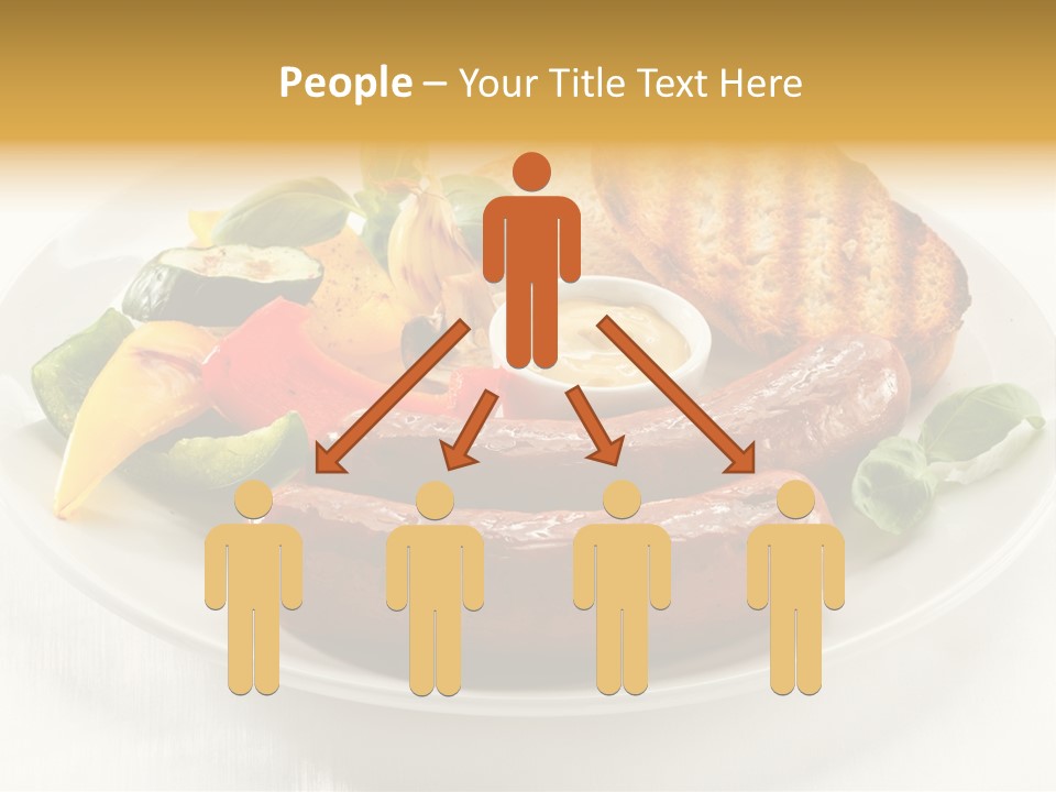 Grilled Meal Nutrition PowerPoint Template