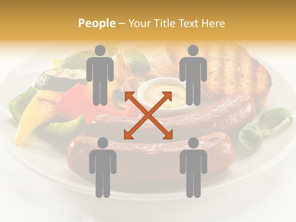 Grilled Meal Nutrition PowerPoint Template
