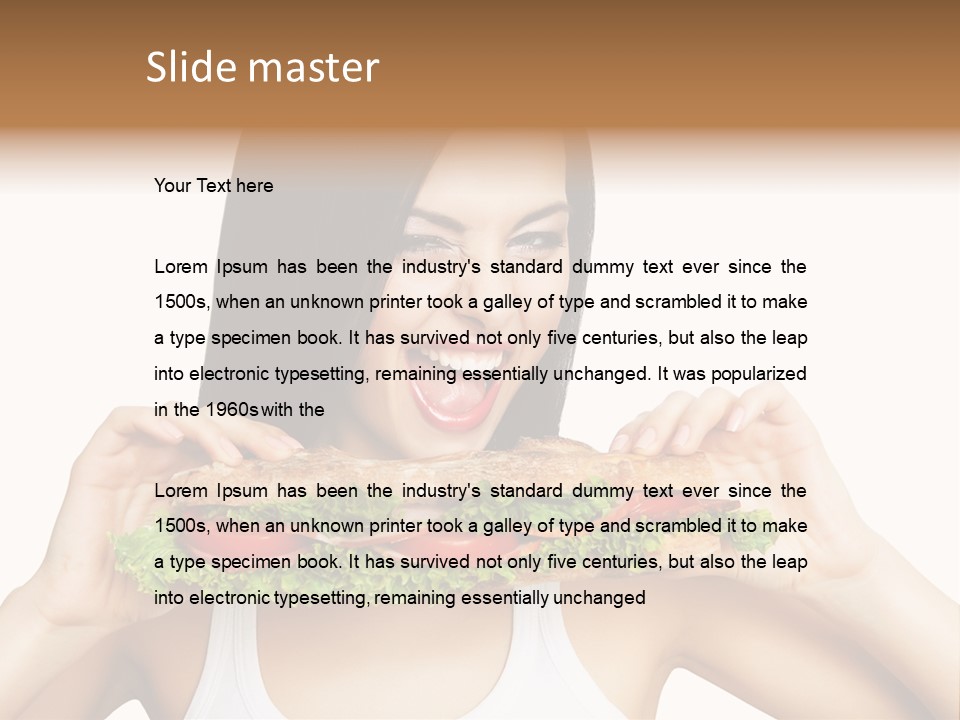 Smiling One Fun PowerPoint Template