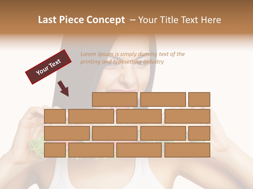 Smiling One Fun PowerPoint Template