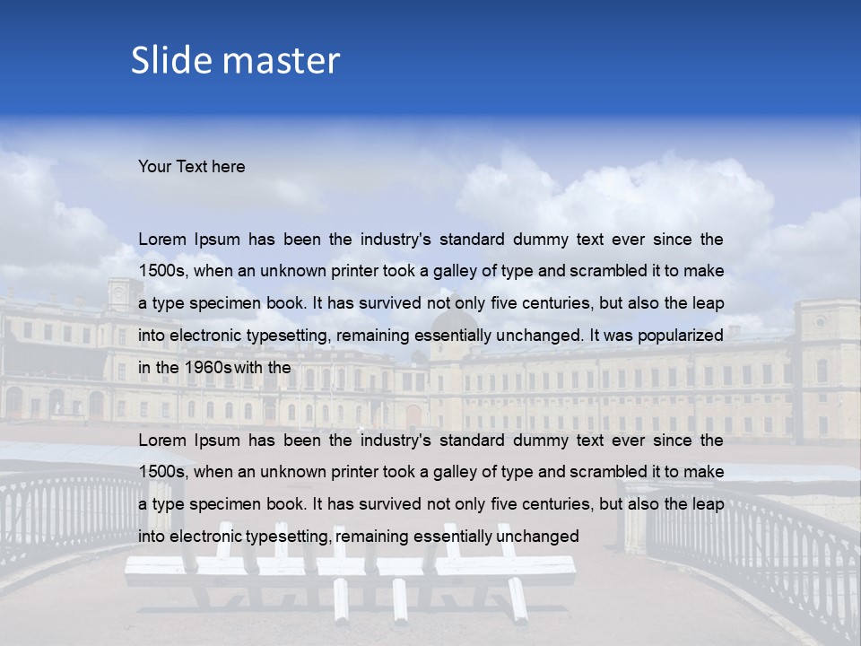 Residence Russian Sky PowerPoint Template