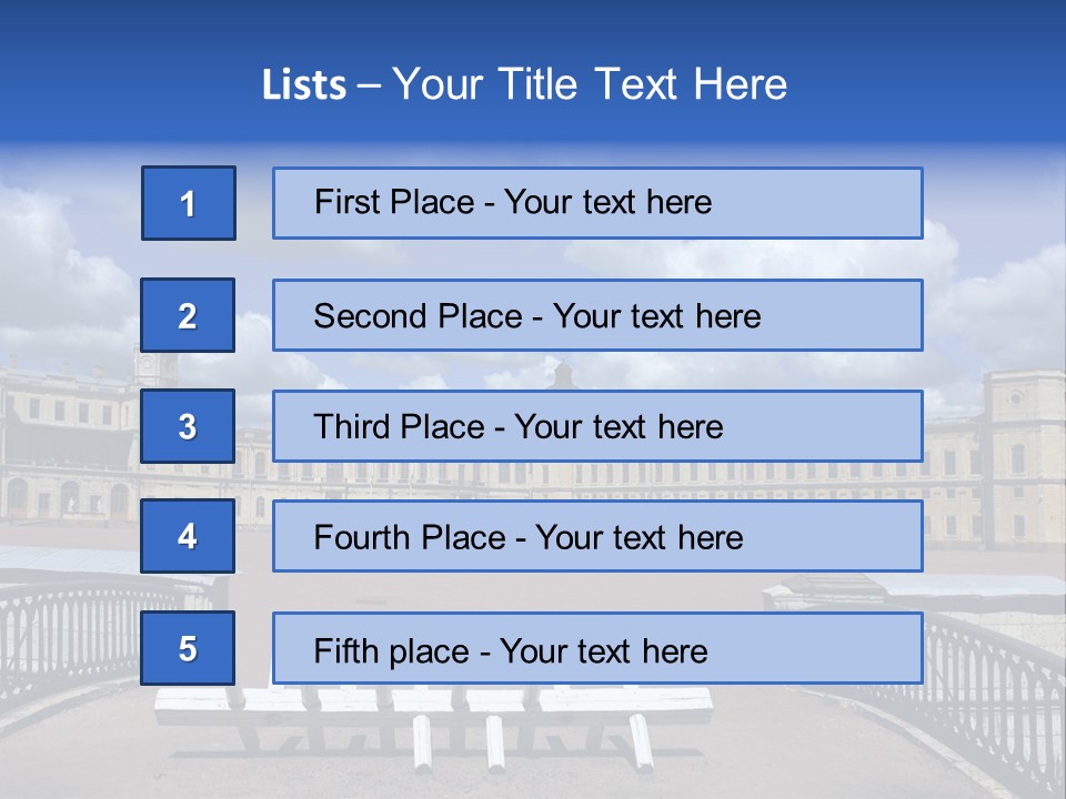 Residence Russian Sky PowerPoint Template