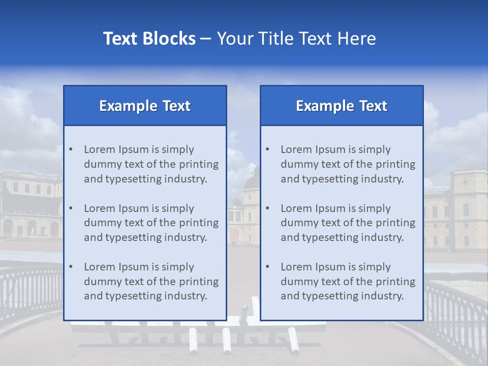 Residence Russian Sky PowerPoint Template