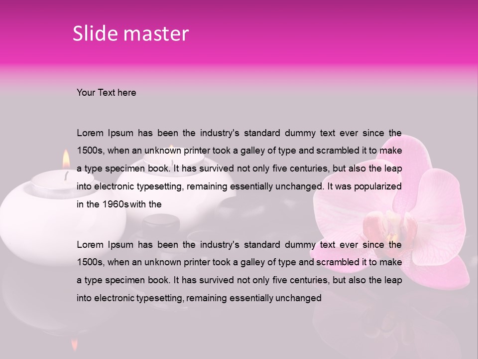 Alternative Wellbeing Spa PowerPoint Template