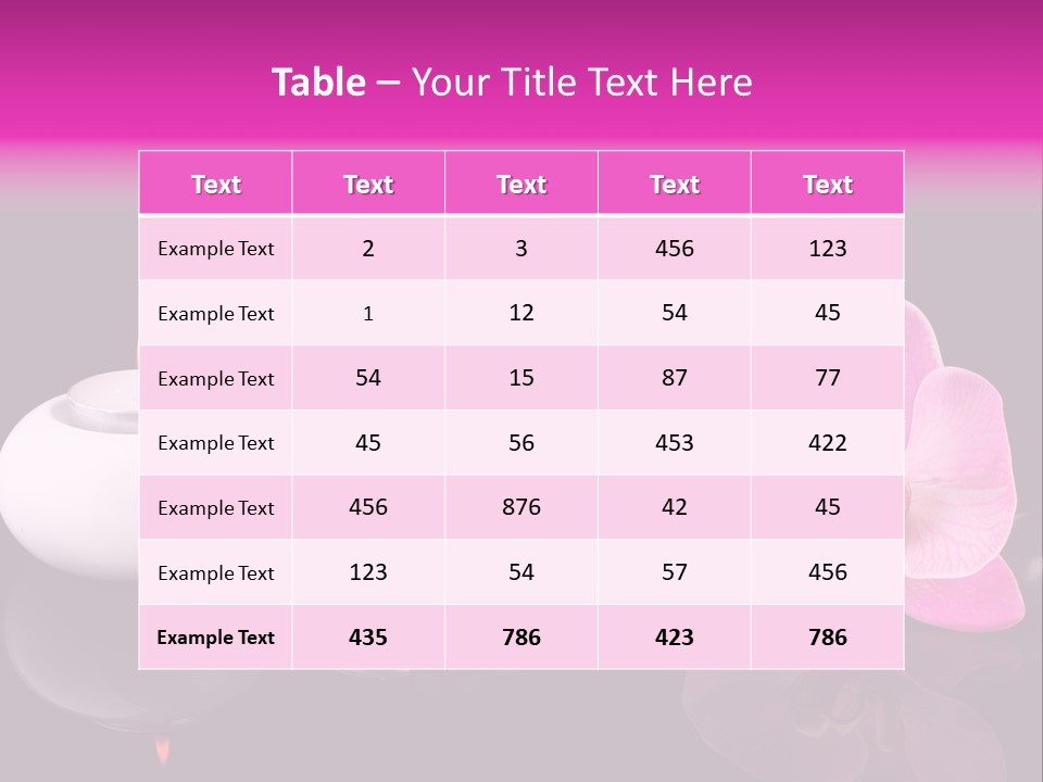 Alternative Wellbeing Spa PowerPoint Template