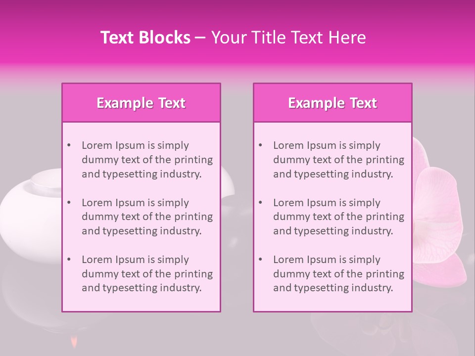 Alternative Wellbeing Spa PowerPoint Template