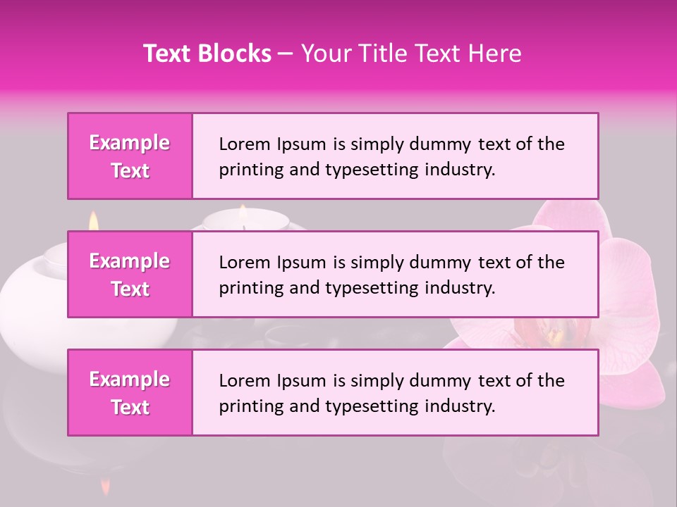 Alternative Wellbeing Spa PowerPoint Template