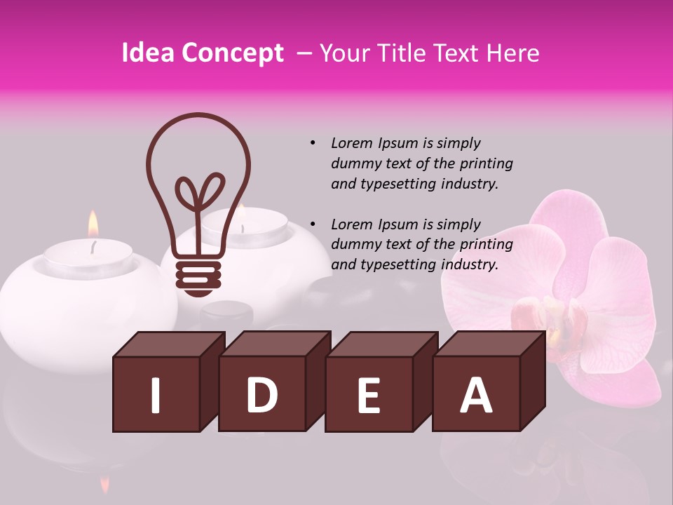 Alternative Wellbeing Spa PowerPoint Template