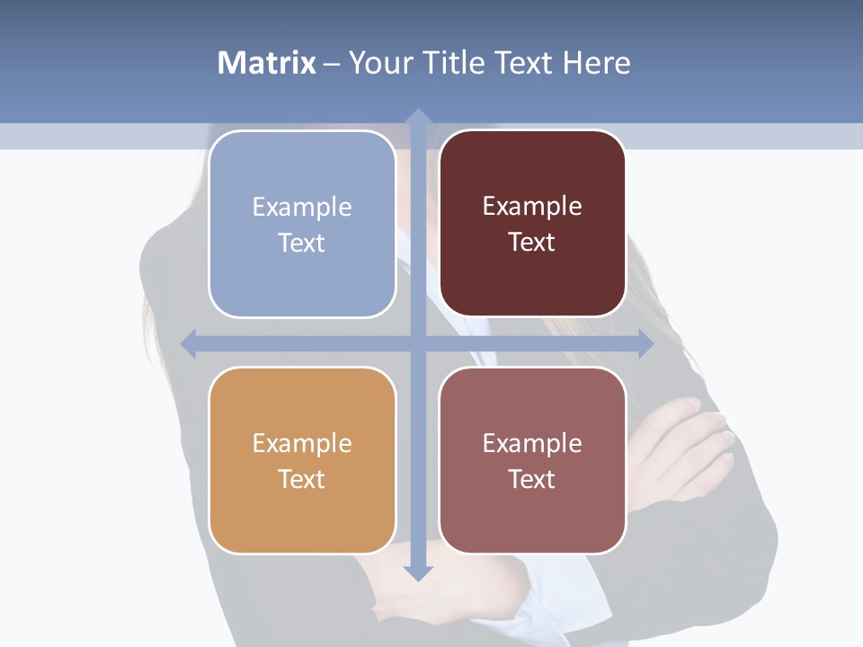 Glamour Looking Female PowerPoint Template