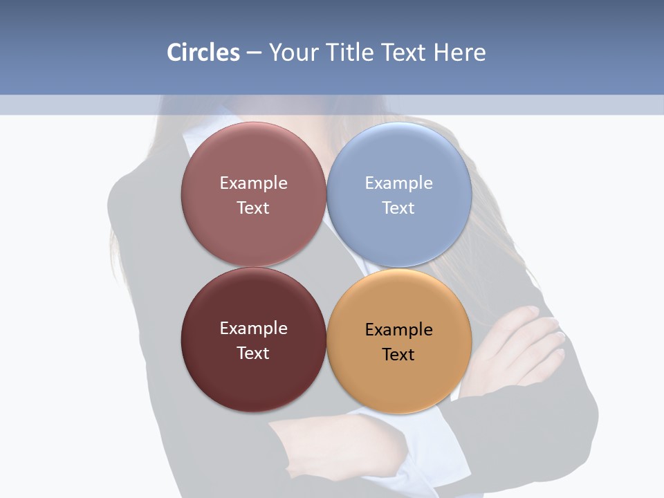 Glamour Looking Female PowerPoint Template