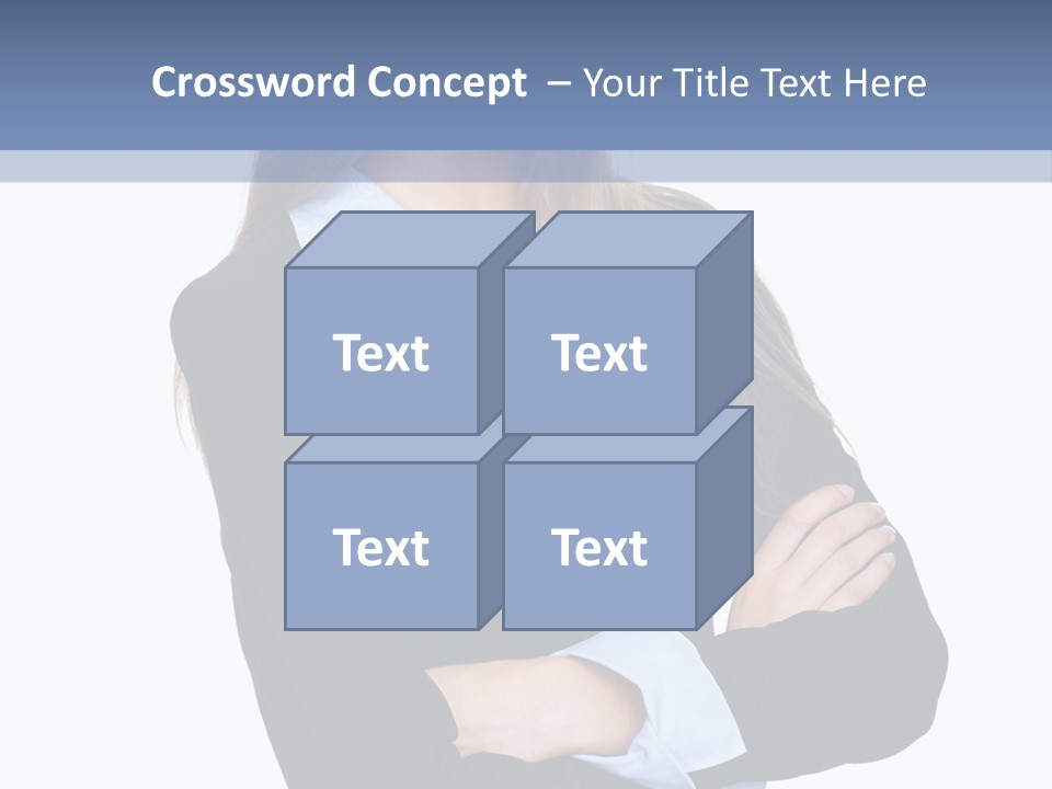 Glamour Looking Female PowerPoint Template