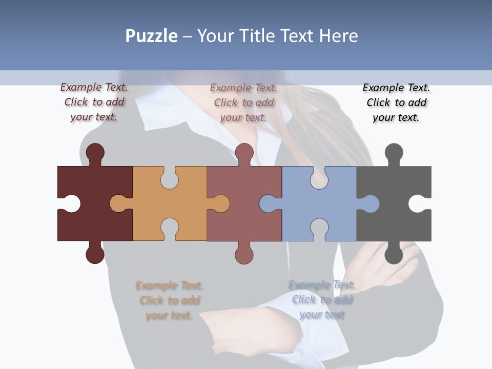 Glamour Looking Female PowerPoint Template