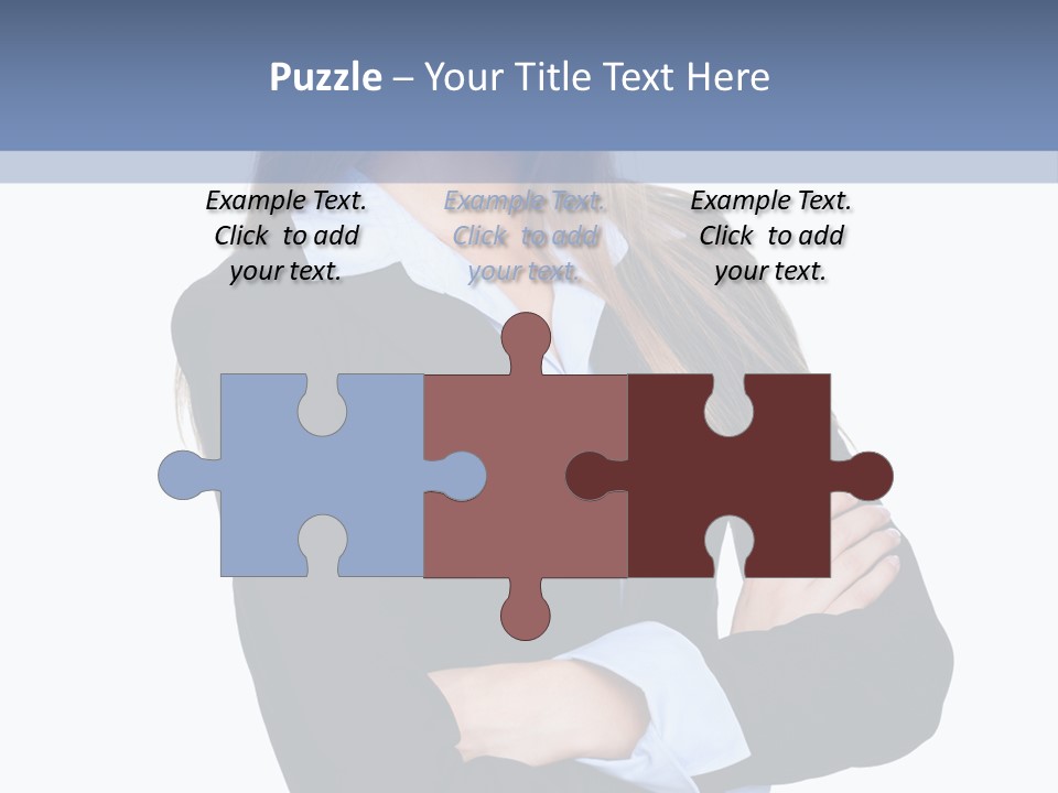 Glamour Looking Female PowerPoint Template