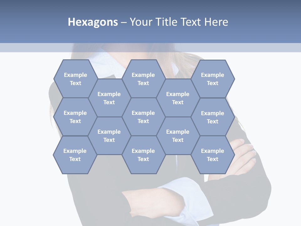 Glamour Looking Female PowerPoint Template