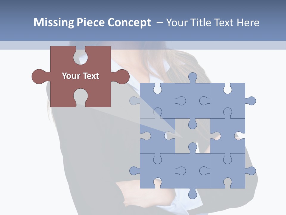 Glamour Looking Female PowerPoint Template