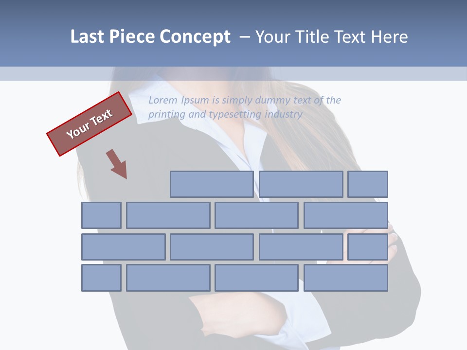 Glamour Looking Female PowerPoint Template