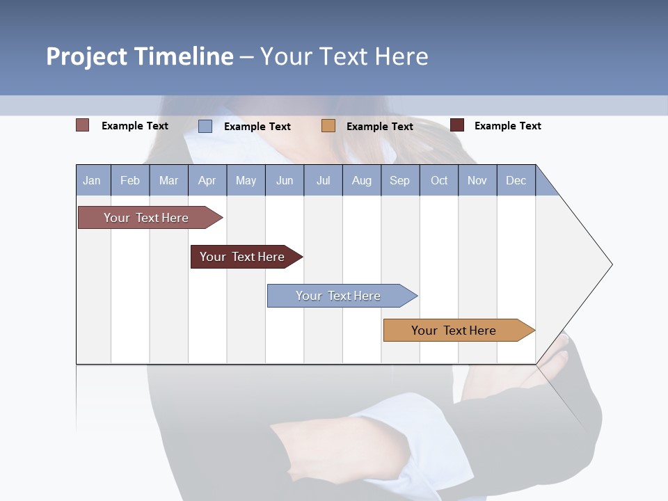 Glamour Looking Female PowerPoint Template