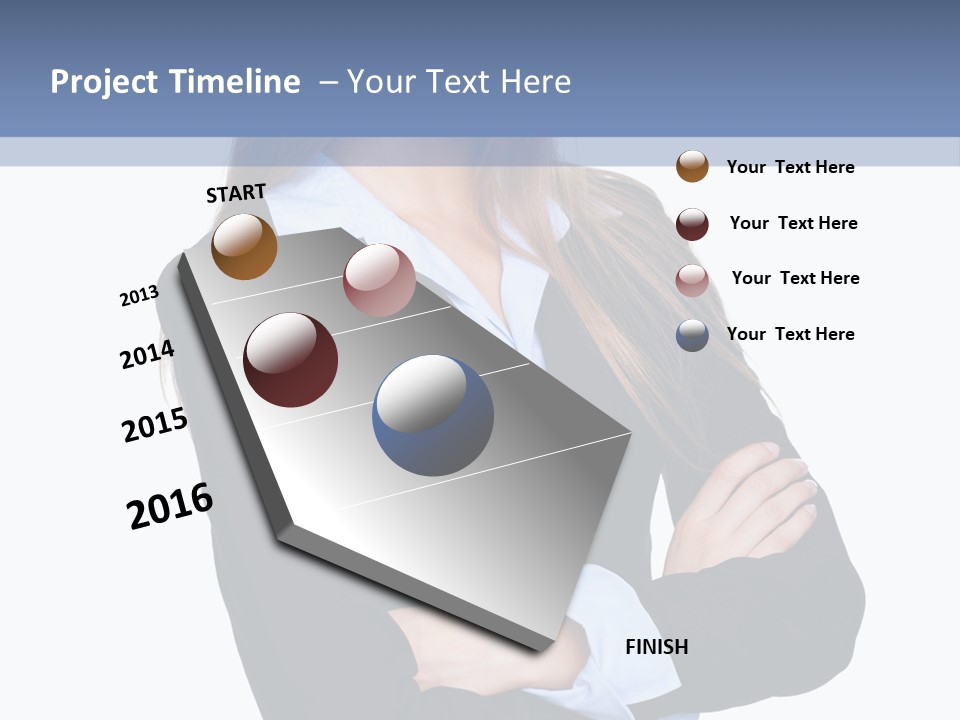 Glamour Looking Female PowerPoint Template