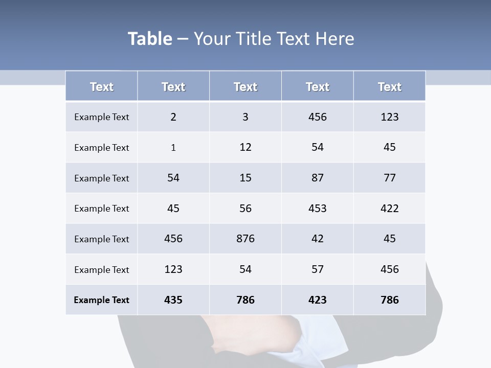 Glamour Looking Female PowerPoint Template