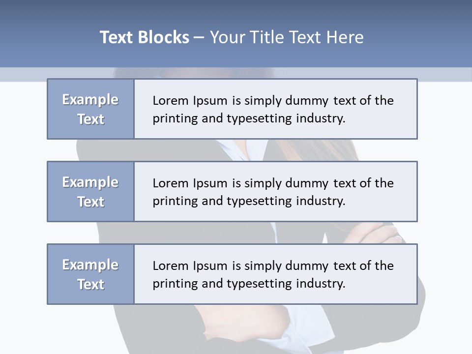 Glamour Looking Female PowerPoint Template