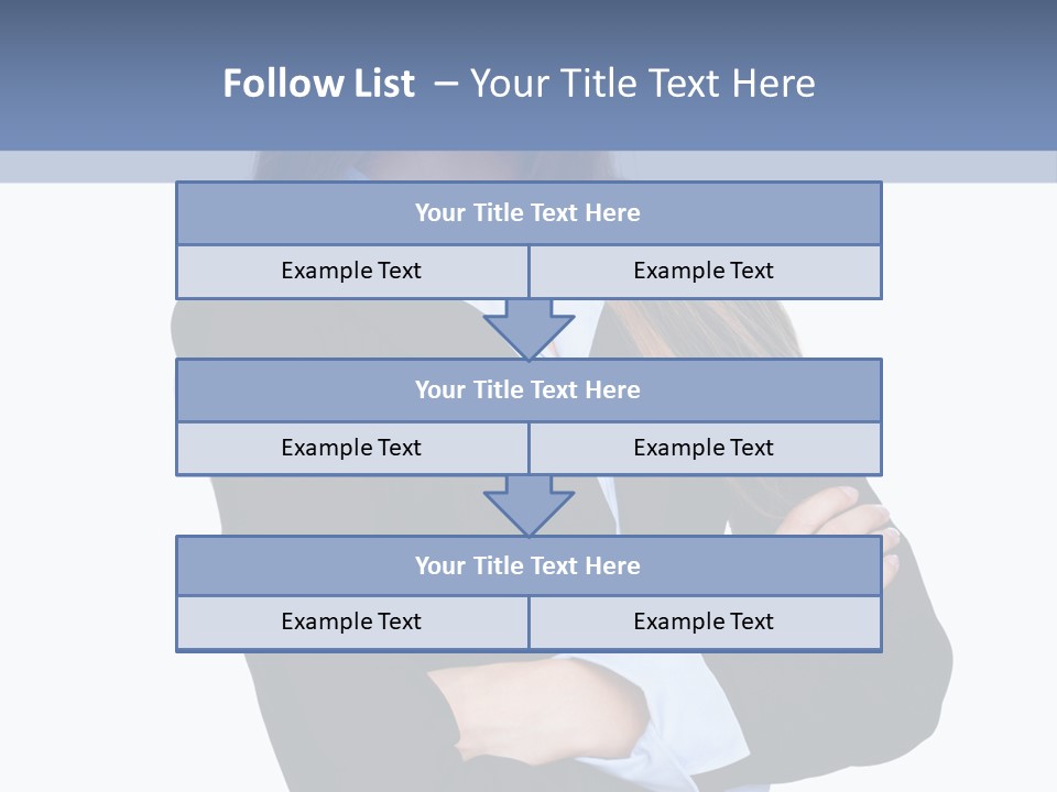 Glamour Looking Female PowerPoint Template