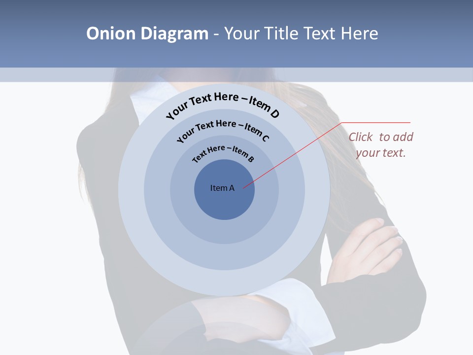 Glamour Looking Female PowerPoint Template