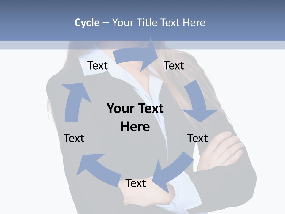 Glamour Looking Female PowerPoint Template