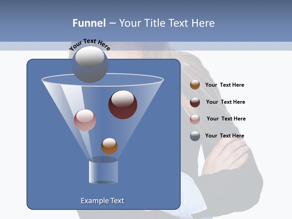 Glamour Looking Female PowerPoint Template