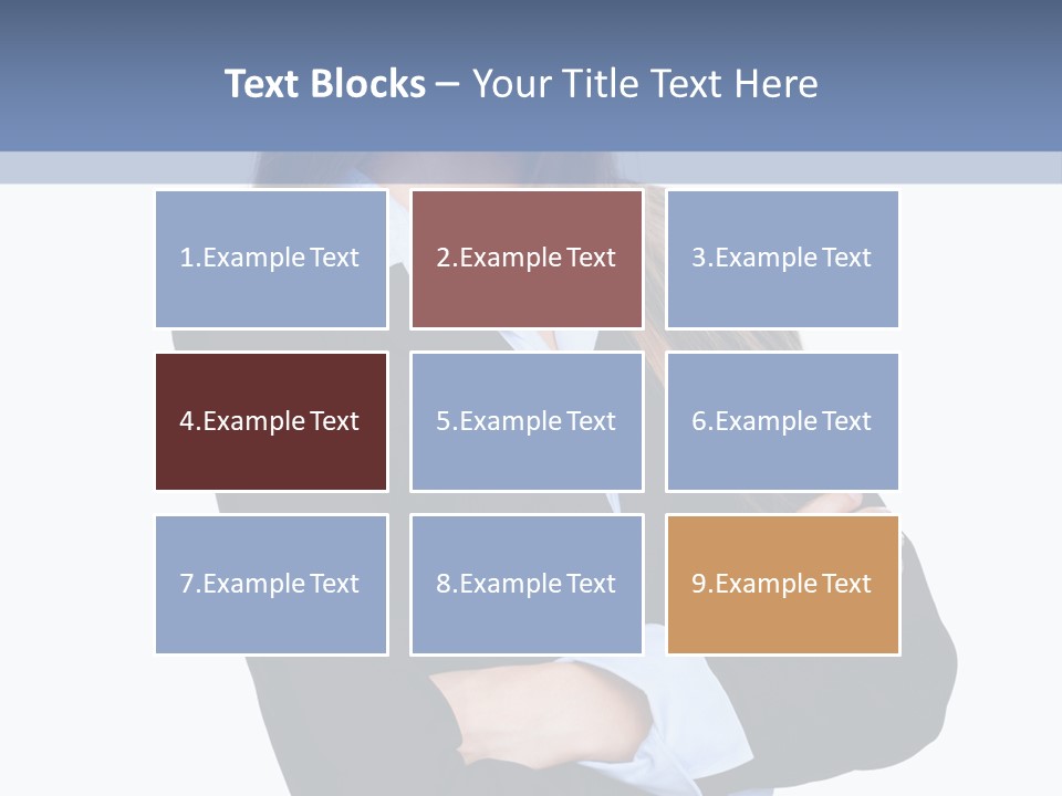 Glamour Looking Female PowerPoint Template